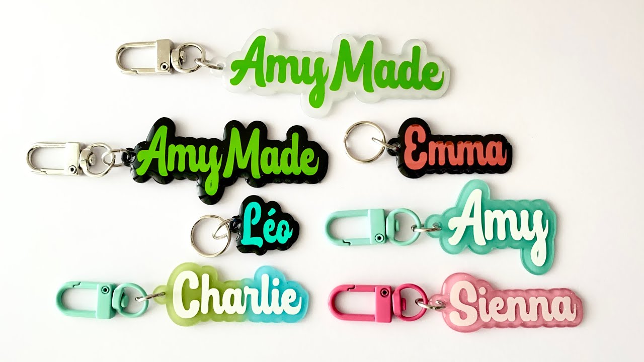 Car Plate Keychain